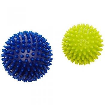 Balle de Relaxation HUDORA – Pack 2 pièces, 7,5 cm / 9 cm (Vert/Bleu)