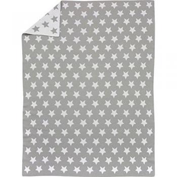 Alvi Babydecke 75 x100 cm in Silbergrau