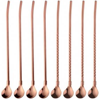 Cuchara creativa de metal para café y zumo