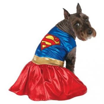 DC Comics Supergirl Tierkostüm (XL, Blau)