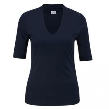 S.Oliver BLACK LABEL Slim Fit T-Shirt mit V-Ausschnitt