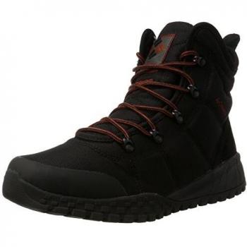 Columbia Fairbanks Omni-Heat, Botas Efecto Arrugado para Hombre, Negro
