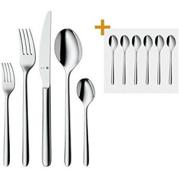 WMF Flame 30‑Teil-Set mit Espressolöffel – kratzbeständiger Stahl