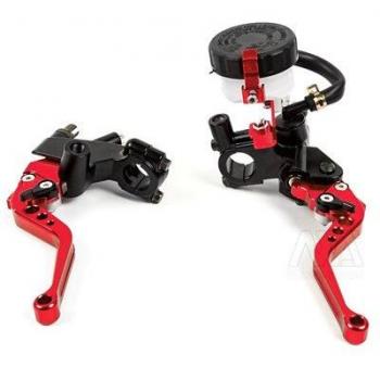 Poignées de réservoir de fluide pour motos 22mm