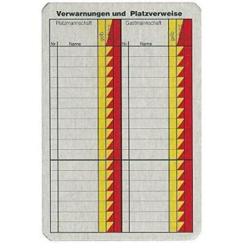 Erima Schiedsrichter Notizblock weiß