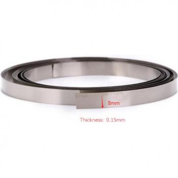 Bande nickelée pour soudage par points, 8mm x 2M, batteries 18650
