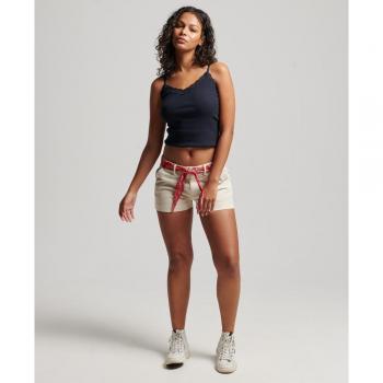 Mini shorts chino da donna Superdry