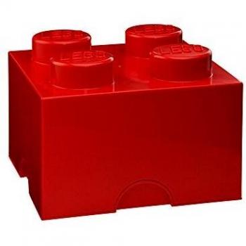 LEGO Copenhagen rc40031730 Caja de almacenamiento Brick 4, Rojo