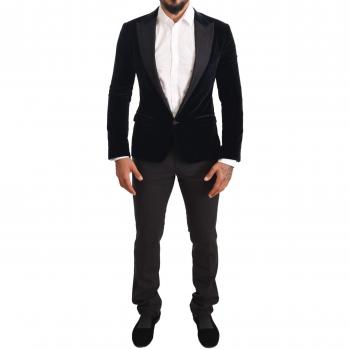 Velluto Blu Smoking – Dolce&Gabbana Slim Fit