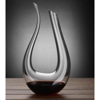 1000ML Crystal Flat Base Wine Decanter