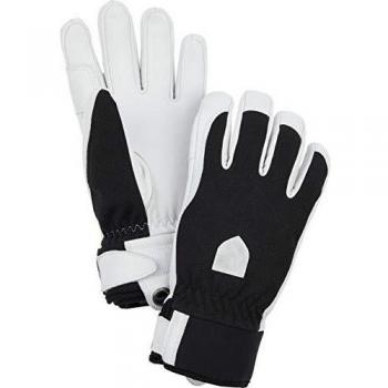 Hestra Damen Army Leather Patrol Handschuhe Größe 7 in Schwarz