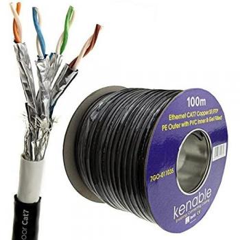 100 m Direct-Burial CAT7 Copper Ethernet Gel Reel
