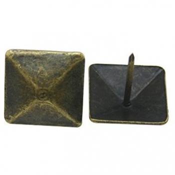 Amanaote 0.75 Antique Brass Flat Head Decorative Nails