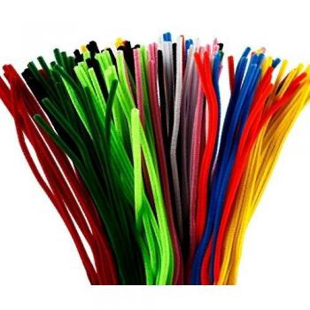 Art Pipe Cleaners, 45 cm, 6 mm, Assorted Colours, 200 pcs