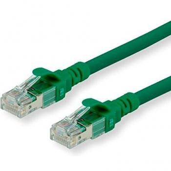 Latiguillo RJ45 1,5 m UTP Cat.6A, Cobre, Libre de Halógeno, Nivel de Componente, Verde