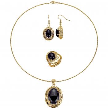 KLiNGEL Luxus‑Ring & Anhänger Set