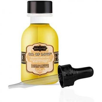 KamaSutra Sensual Massage Oil with Vanilla Crème, 22 ml, Shade: Yellow, Ref. 12006
