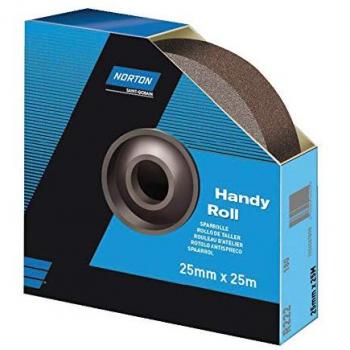 Norton R222 Aluminiumoxid Schleifrolle 25mm x 25m P120