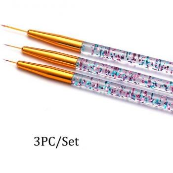 Kit de Pinceles para Delineado y Decoración de Uñas