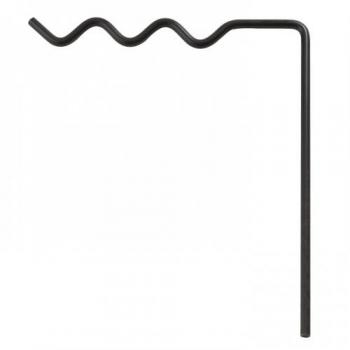 Tepro Feueranker Schwarz 38 x 2,2 x 41,5 cm