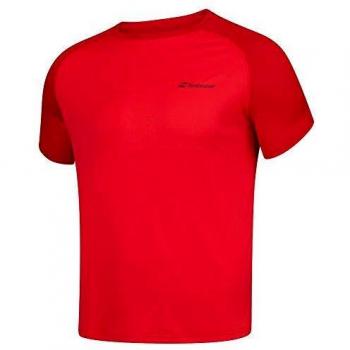 Babolat Youth Crewneck T-Shirt, Light Red, Size 152