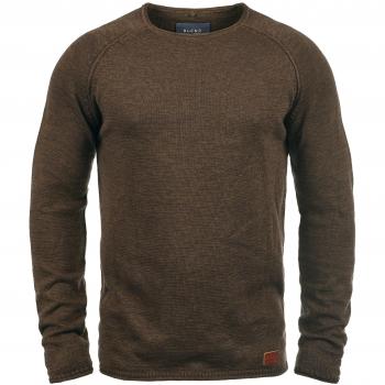 Blend Dan Herren Feinstrick Pullover, Größe:S, Farbe:Coffee Brown