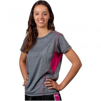 Damen Kurzarmshirt Metal Boxe Technik