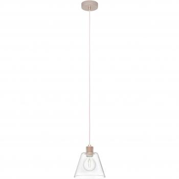 Lampadario Copley Oro Rosa Vetro – 1 Luce E27