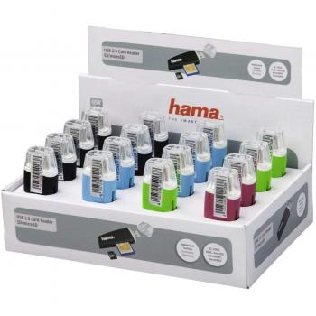 Lecteur de carte Hama USB SD et Micro SD assorti