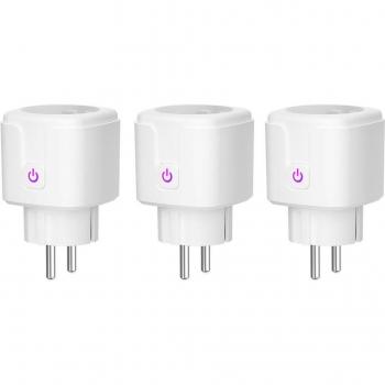Smart Plug EU 16A WiFi Socket with Power Monitoring and Timer, Tuya SmartLife App, Works with Alexa and Google Assistant 100-240V