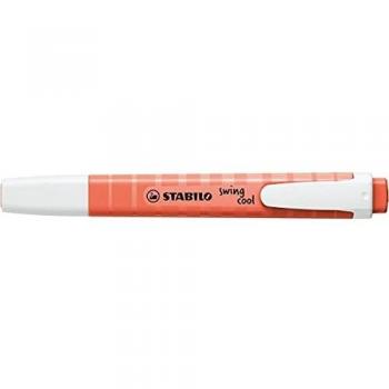 STABILO Marker swing cool Pastel Textmarker (Red, 1, 4 mm)