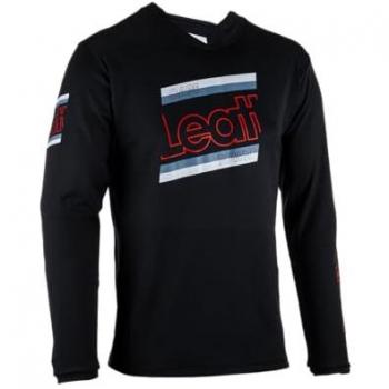 Leatt Enduro 4.0 Langarmshirt für Erwachsene Schwarz