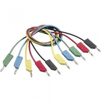 Red 2‑Meter Banana‑Jack Test Lead (4 mm) – SKS Hirschmann CO MLN 200/1