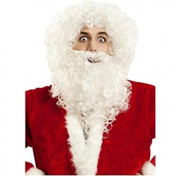 Parrucca di Babbo Natale con barba bianca