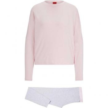 Look Hugo Unite Rosa e Cinza: Blusa e Saia XS