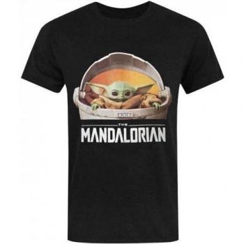 Star Wars: The Mandalorian Men's Baby Yoda Apparel M Black/White