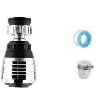 HOMETREE Grifo de Cocina con Conector y Boquilla Antisalpicaduras