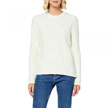 Sudadera Blanca Tommy Hilfiger Tjw Side Slit Crew, Talla X-Small