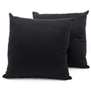 Ottomano 22 – Coppia Cuscini Imbottiti Nero (40x40)