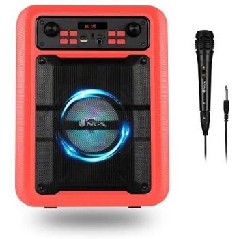 NGS Lingo 20W Red Wireless Speaker (Mic Included)