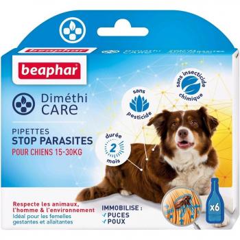Beaphar Dimethicare Pipettes Stop Parasites pour chien moyen 15-30 kg
