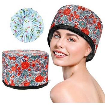Bonnet Chauffant Cheveux Soin (Rouge)