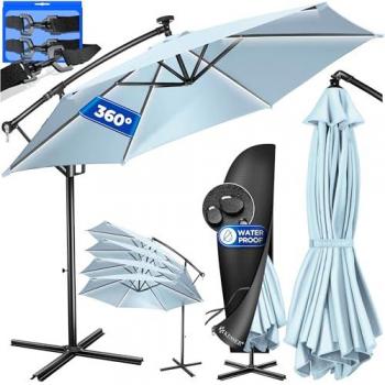 UV‑Schutz‑Solar‑Schirm KESSER® – Aluminium, An/Aus‑Switch