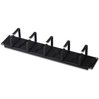 Digitus DN-19 ORG-2U-SW 19 Pannello Passacavi per Armadio Rack 2 U Nero (RAL 9005)
