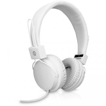 V7 HS2000‑35‑WHT‑9EC Weitwinkel‑Headset ultraleicht – Weiß