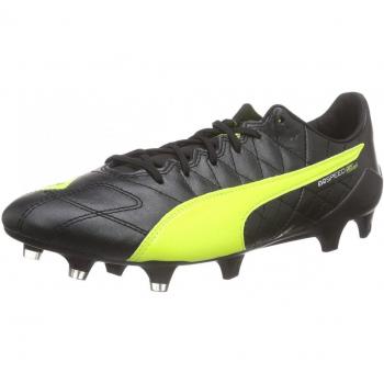 Puma Evospeed SL LTH FG Sicherheitsschwarz Gelb Weiss 11.5