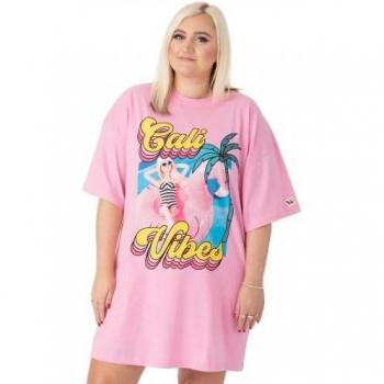 Barbie Pastel Pink Cali Vibes Dress
