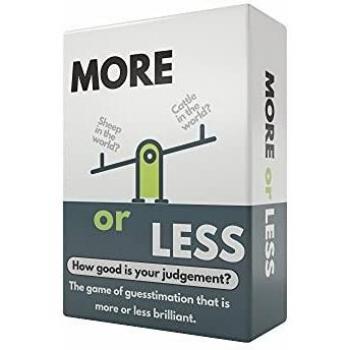 More or Less Ultimate Trivia Card Game