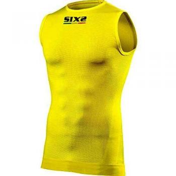 Sixs Men's Yellow SMX Sleeveless Base Layer