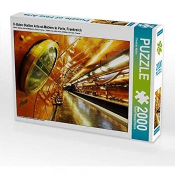 CALVENDO Puzzle U-Bahn Station Arts-et-Métiers in Paris, Frankreich 2000 Teile Bild von Christian Müller